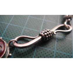 Akik Taşlı Gümüş Kolye ve Küpe Set_485