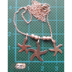 Yıldızlı Gümüş Kolye_488