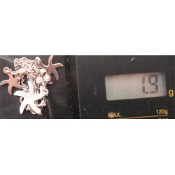 Yıldızlı Gümüş Kolye_488