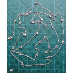 Zirkon Taşlı Gümüş Kolye_491