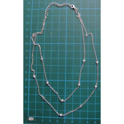 Zirkon Taşlı Gümüş Kolye_493