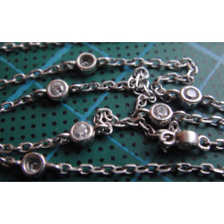 Zirkon Taşlı Gümüş Kolye_493