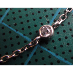 Zirkon Taşlı Gümüş Kolye_493