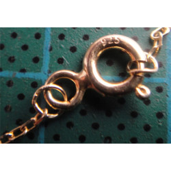 Mavili Gümüş Kolye_495