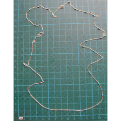 Mavili Gümüş Kolye_495