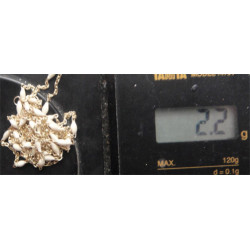 Beyazlı Gümüş Kolye_496