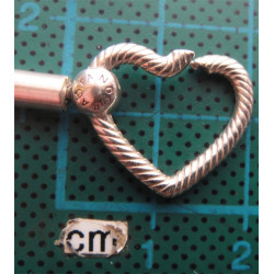 Kalp Kilitli Gümüş Bileklik_800