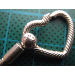 Kalp Kilitli Gümüş Bileklik_800