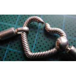 Kalp Kilitli Gümüş Bileklik_800