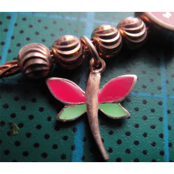 Kalpli Kelebekli Gümüş Bileklik_802