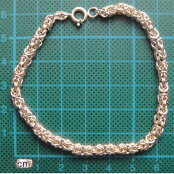 Gümüş El Örme Bileklik_805