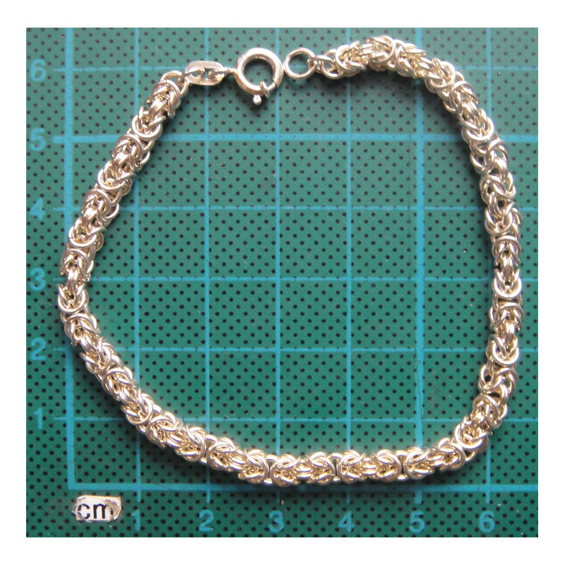 Gümüş El Örme Bileklik_805