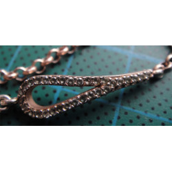 Zirkon Taşlı Kar Tanesi Gümüş Bileklik_806