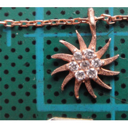 Vav Harfli, Rabia Elli, Anahtarlı ve Yıldızlı Gümüş Bileklik_809