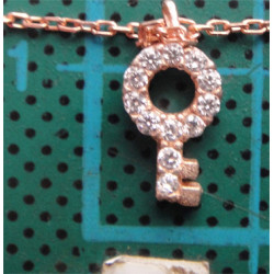 Vav Harfli, Rabia Elli, Anahtarlı ve Yıldızlı Gümüş Bileklik_809