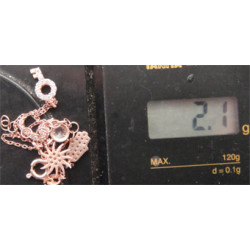 Vav Harfli, Rabia Elli, Anahtarlı ve Yıldızlı Gümüş Bileklik_809