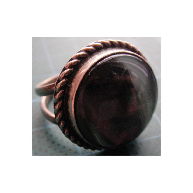 Doğal Taşlı Gümüş Yüzük_1313