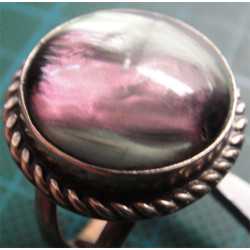 Doğal Taşlı Gümüş Yüzük_1313