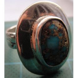 Turkuaz Taşlı Gümüş Yüzük_1314