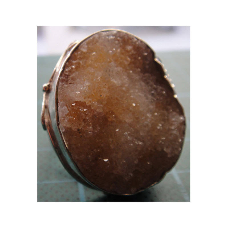 Doğal Taşlı Gümüş Yüzük_1316