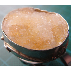 Doğal Taşlı Gümüş Yüzük_1316