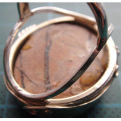 Doğal Taşlı Gümüş Yüzük_1316