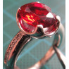 Kırmızı Taşlı Gümüş Yüzük_1320