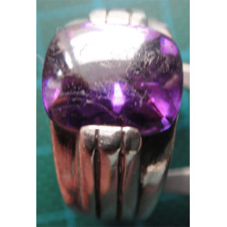 Amatist Taşlı Gümüş Yüzük_1322