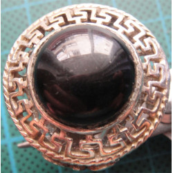 Siyah Taşlı Gümüş Yüzük_1323