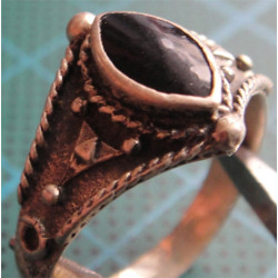 Oltu Taşlı Gümüş Yüzük_1324