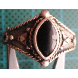 Oltu Taşlı Gümüş Yüzük_1324