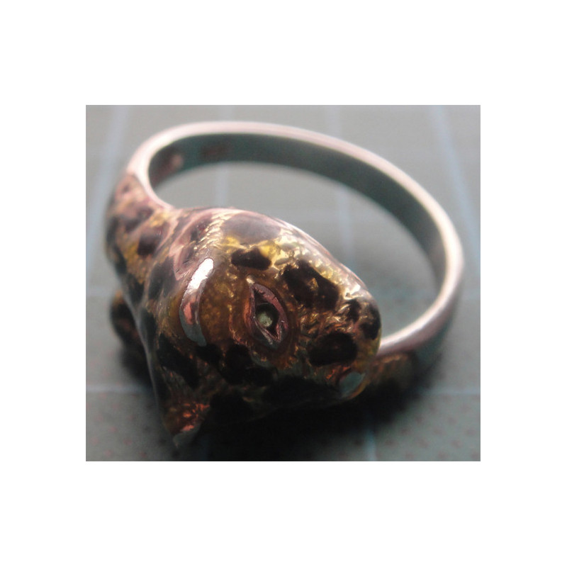 Leopar Gümüş Yüzük_1328