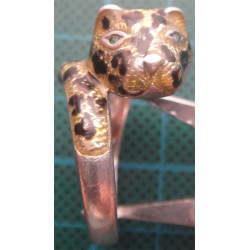 Leopar Gümüş Yüzük_1328