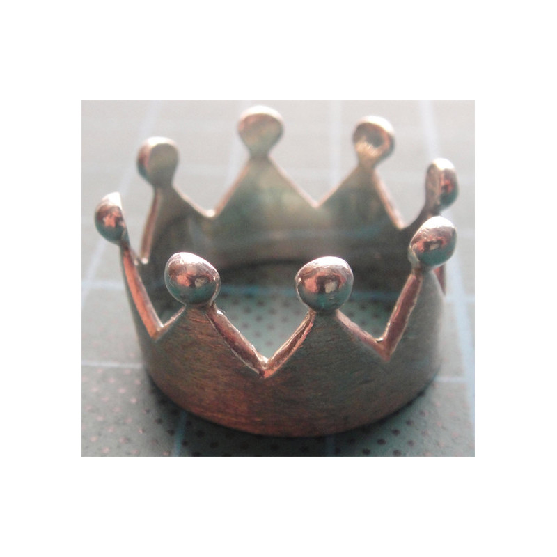 Taçlı Gümüş Yüzük_1329