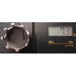 Taçlı Gümüş Yüzük_1329