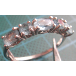 Akuamarin Taşlı Gümüş Yüzük_1330