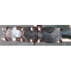 Akuamarin Taşlı Gümüş Yüzük_1330