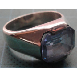 Akuamarin Taşlı Gümüş Yüzük_1331