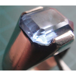 Akuamarin Taşlı Gümüş Yüzük_1331