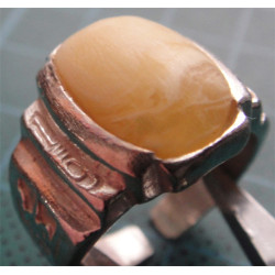 Doğal Taşlı Gümüş Yüzük_1332