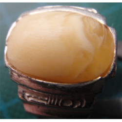 Doğal Taşlı Gümüş Yüzük_1332