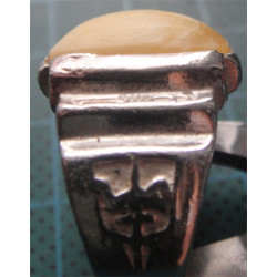 Doğal Taşlı Gümüş Yüzük_1332