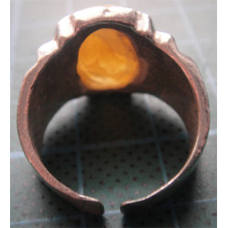 Doğal Taşlı Gümüş Yüzük_1332