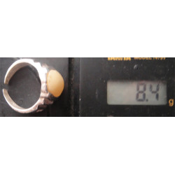 Doğal Taşlı Gümüş Yüzük_1332