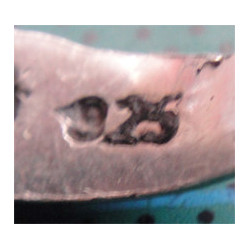 Pençeli Kırmızı Taşlı Gümüş Erkek Yüzük_1333