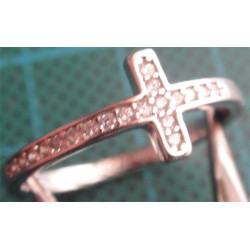 Haçlı Gümüş Yüzük_1336