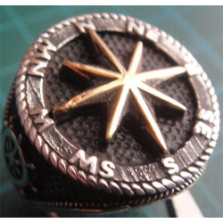 Pusula Gümüş Yüzük_1339