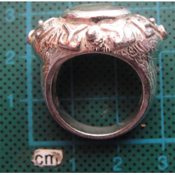 Doğal Taşlı Gümüş Yüzük_1342