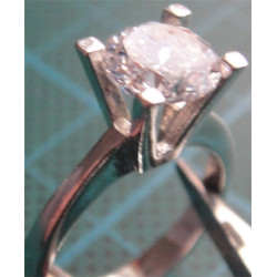 Tek Taş Gümüş Yüzük_1348