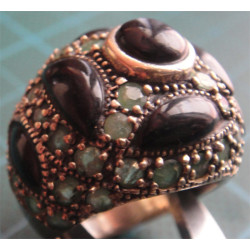 Siyah Taşlı Gümüş Yüzük_1349